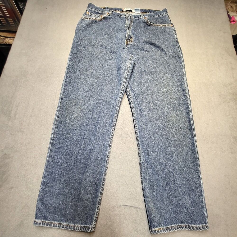 Vintage Levis 550 Jeans Mens 38x33 Blue Relaxed Fit Straight Leg Distressed